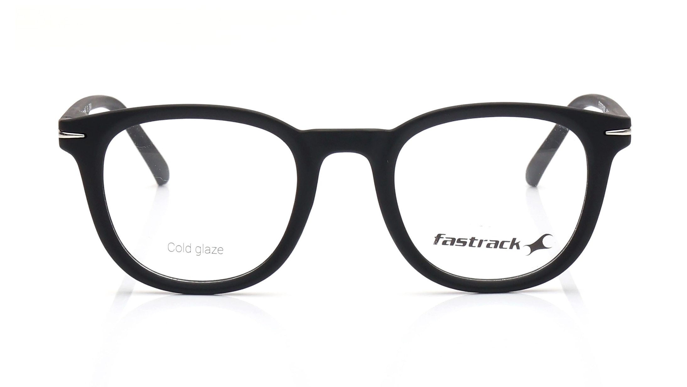 Image 1 of Black Round Eyeglasses for Men and Women from Fastrack Available at Titan Eye+