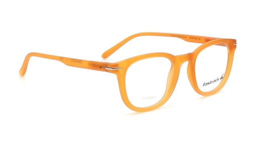 Image 2 of Orange Round Eyeglasses for Men and Women from Fastrack Available at Titan Eye+