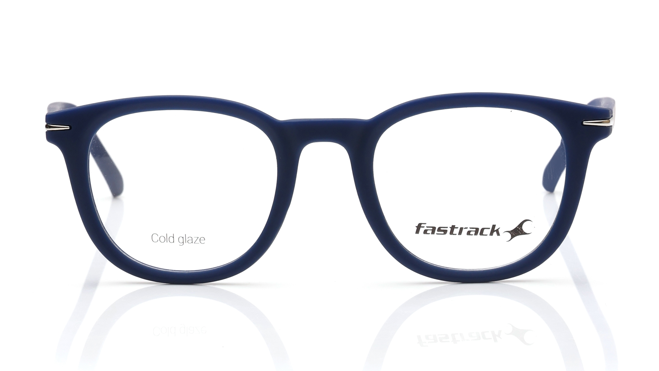 Image 1 of Blue Square Eyeglasses for Men and Women from Fastrack Available at Titan Eye+