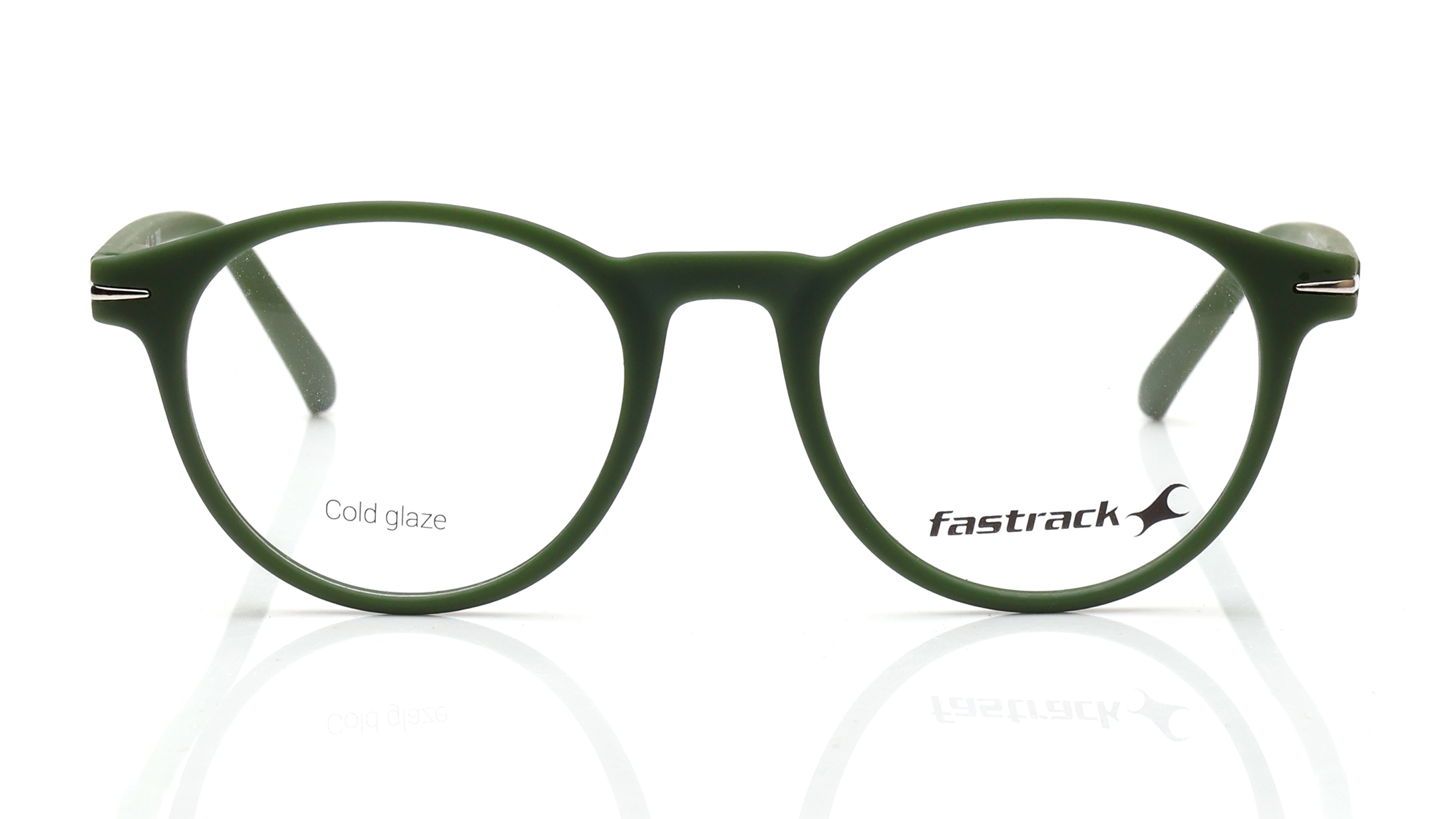 Image 1 of Green Round Eyeglasses for Men and Women from Fastrack Available at Titan Eye+