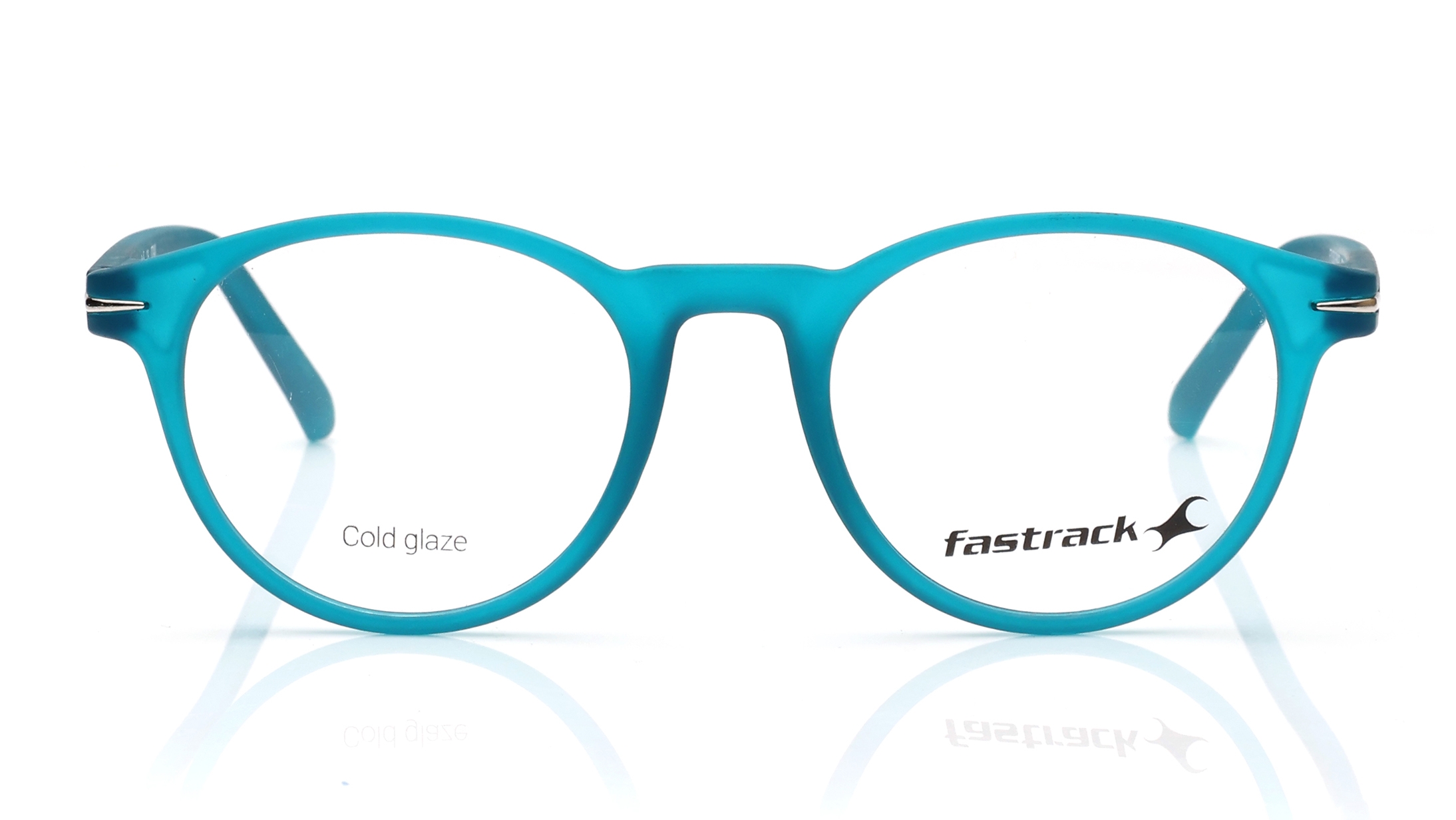 Image 1 of Teal Round Eyeglasses for Men and Women from Fastrack Available at Titan Eye+