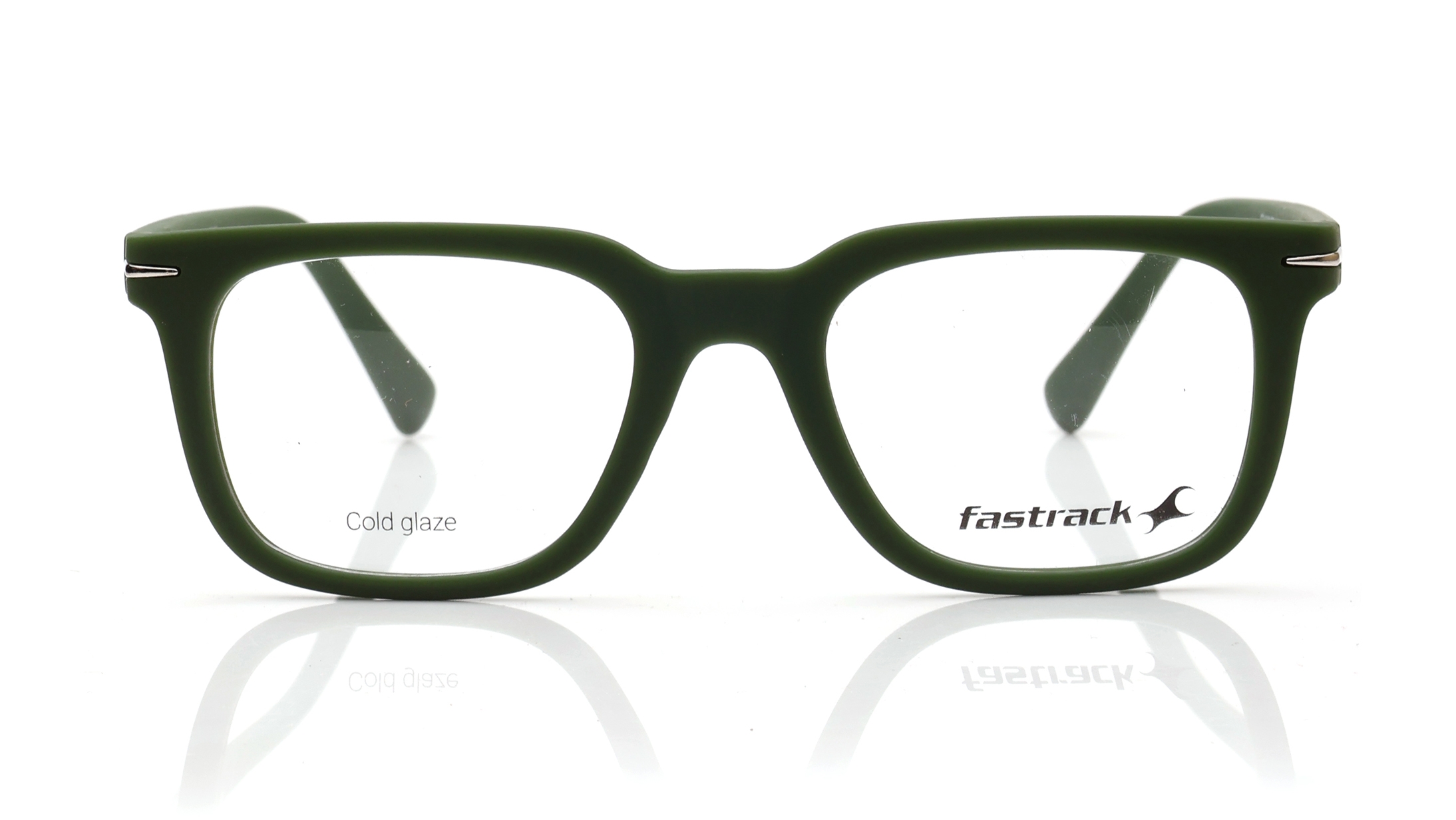 Image 1 of Green Square Eyeglasses for Men and Women from Fastrack Available at Titan Eye+
