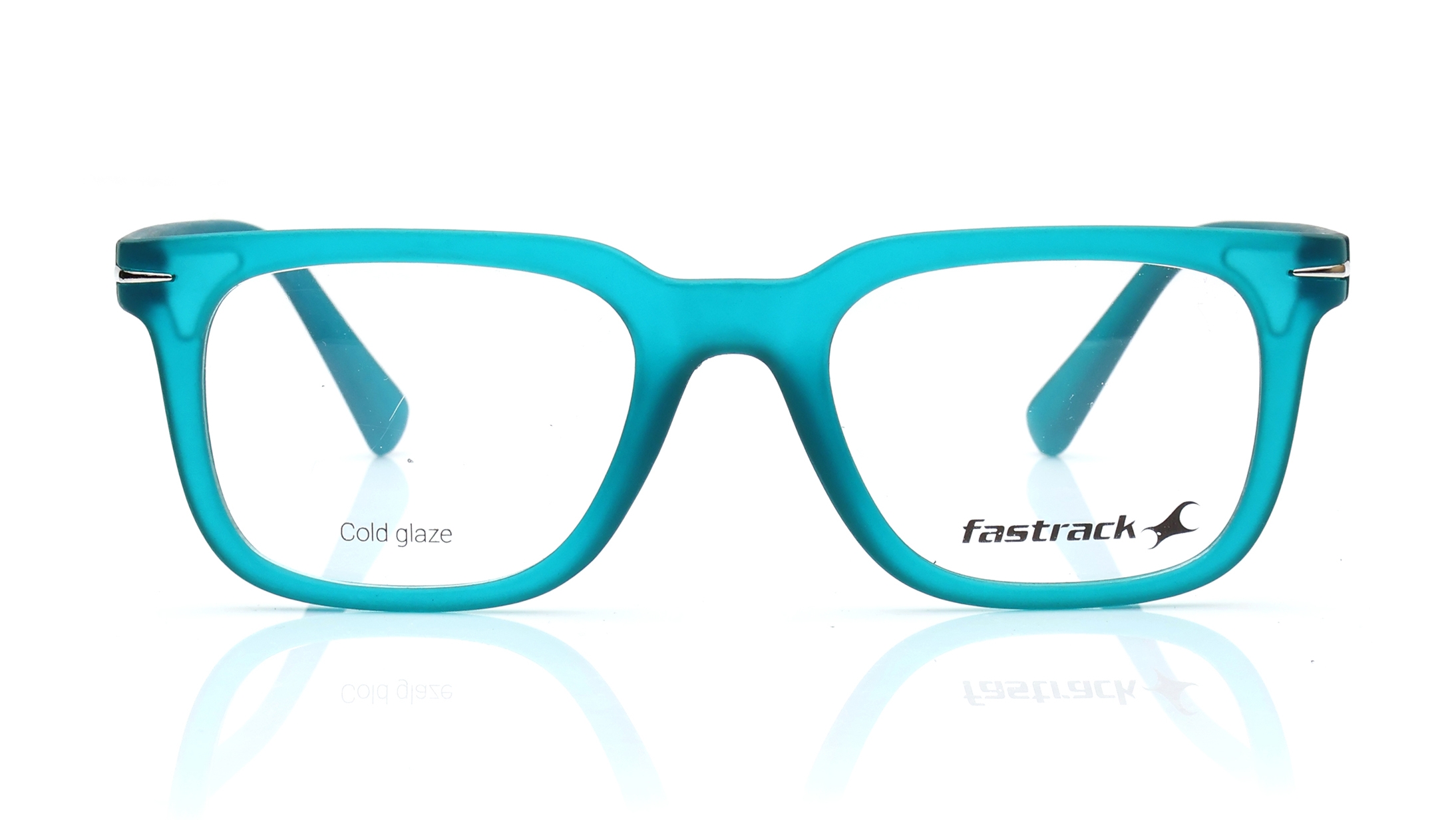 Image 1 of Teal Square Eyeglasses for Men and Women from Fastrack Available at Titan Eye+