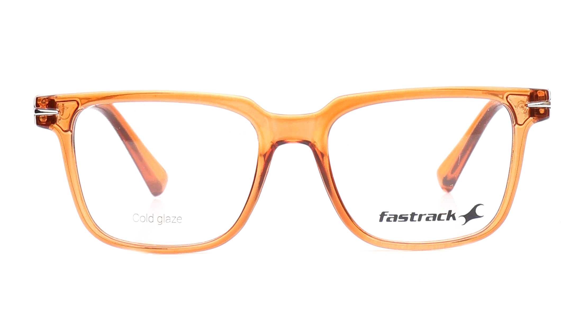 Image 1 of Orange Wayfarer Eyeglasses for Men from Fastrack Available at Titan Eye+