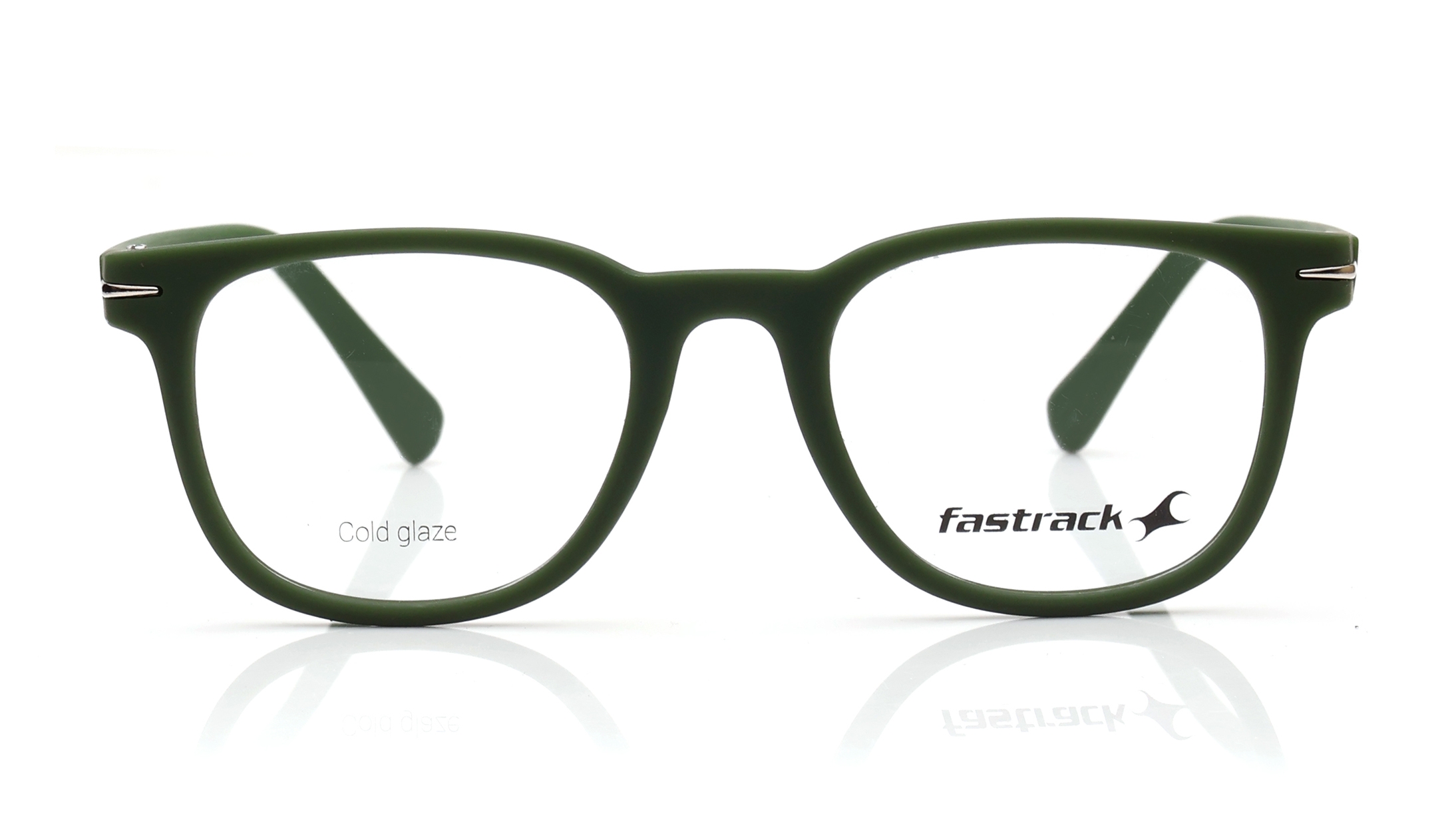 Image 1 of Green Square Eyeglasses for Men and Women from Fastrack Available at Titan Eye+