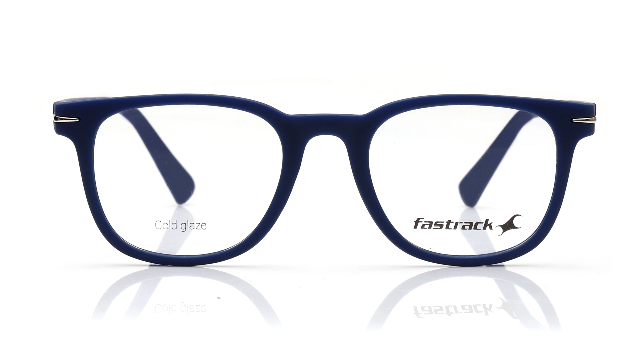 Image 1 of Blue Square Eyeglasses for Men and Women from Fastrack Available at Titan Eye+