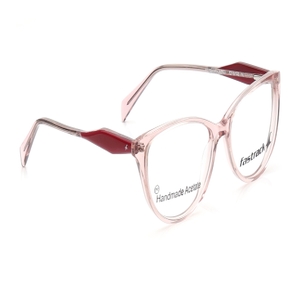 Image 2 of Pink CatEye Eyeglasses for Women from Fastrack Available at Titan Eye+