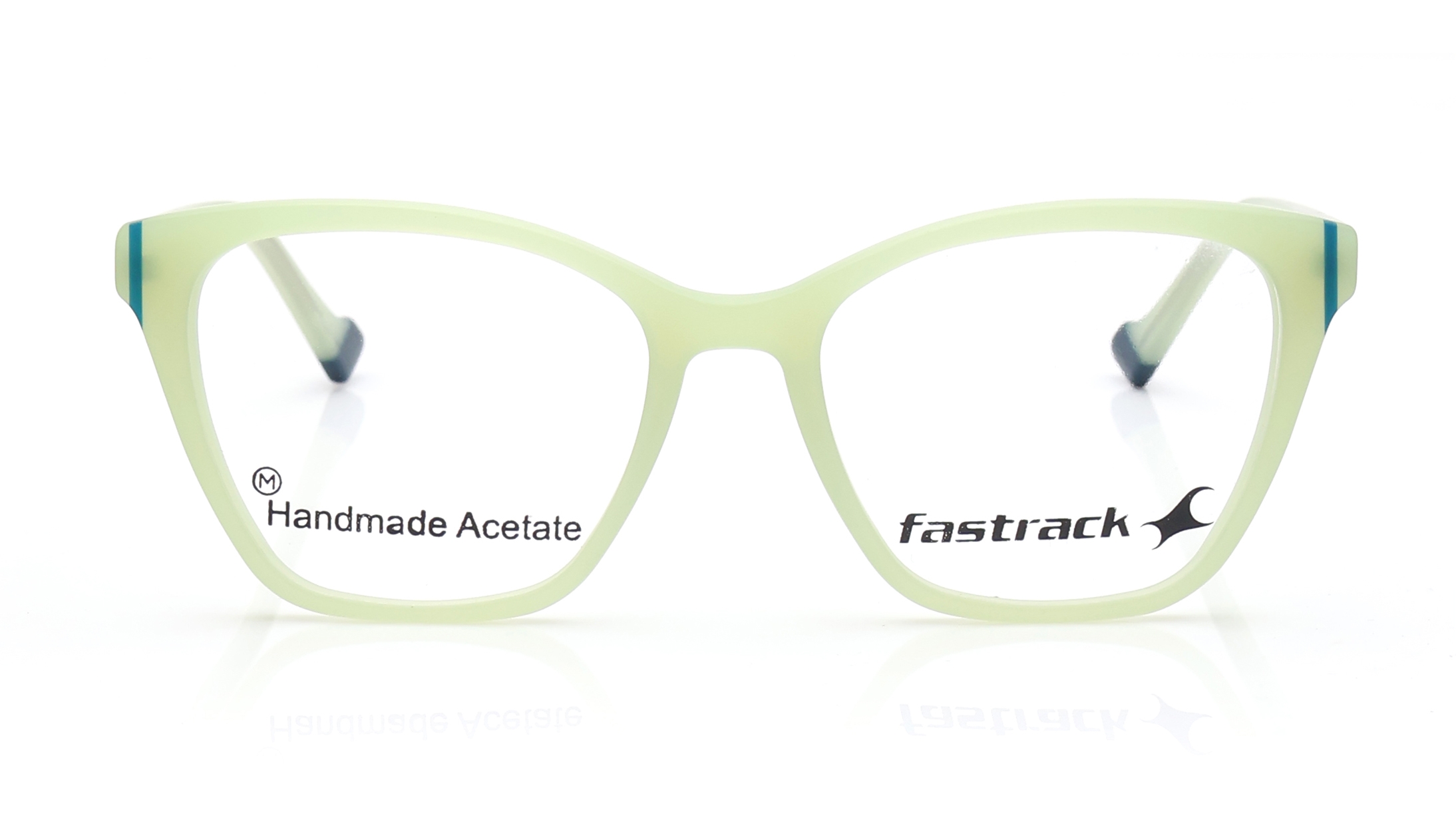 Image 1 of Green CatEye Eyeglasses for Women from Fastrack Available at Titan Eye+
