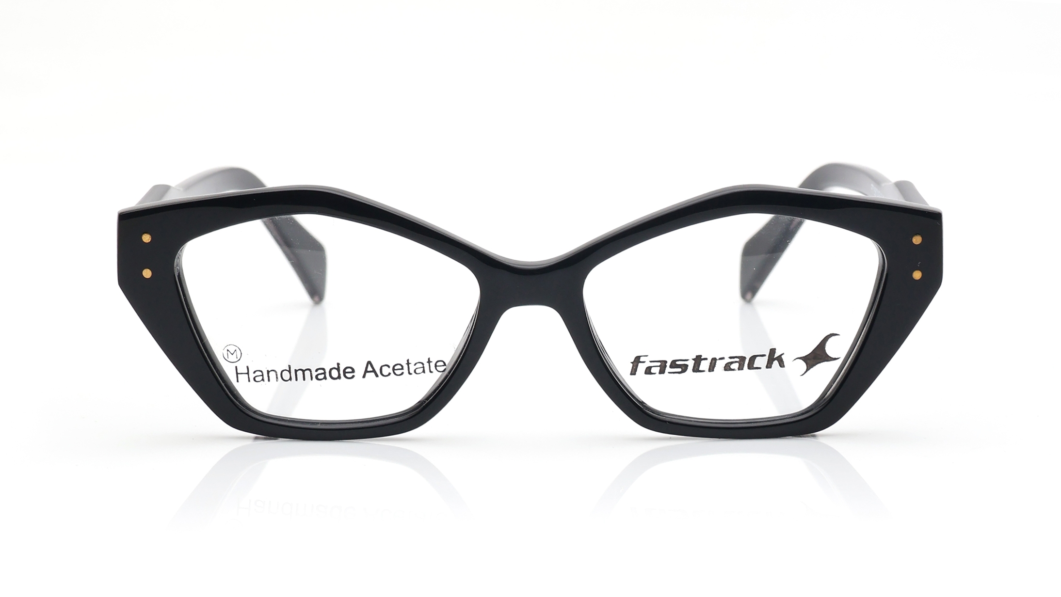 Image 1 of Black CatEye Eyeglasses for Women from Fastrack Available at Titan Eye+