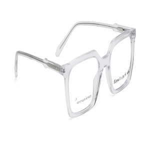 Image 2 of Transparent Square Eyeglasses for Men and Women from Fastrack Available at Titan Eye+