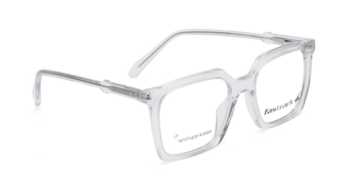 Image 2 of Transparent Square Eyeglasses for Men and Women from Fastrack Available at Titan Eye+