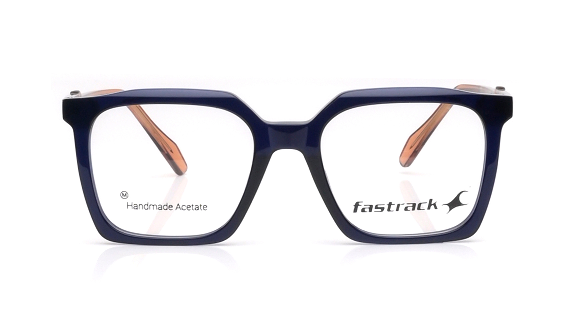 Image 1 of Black Square Eyeglasses for Men and Women from Fastrack Available at Titan Eye+