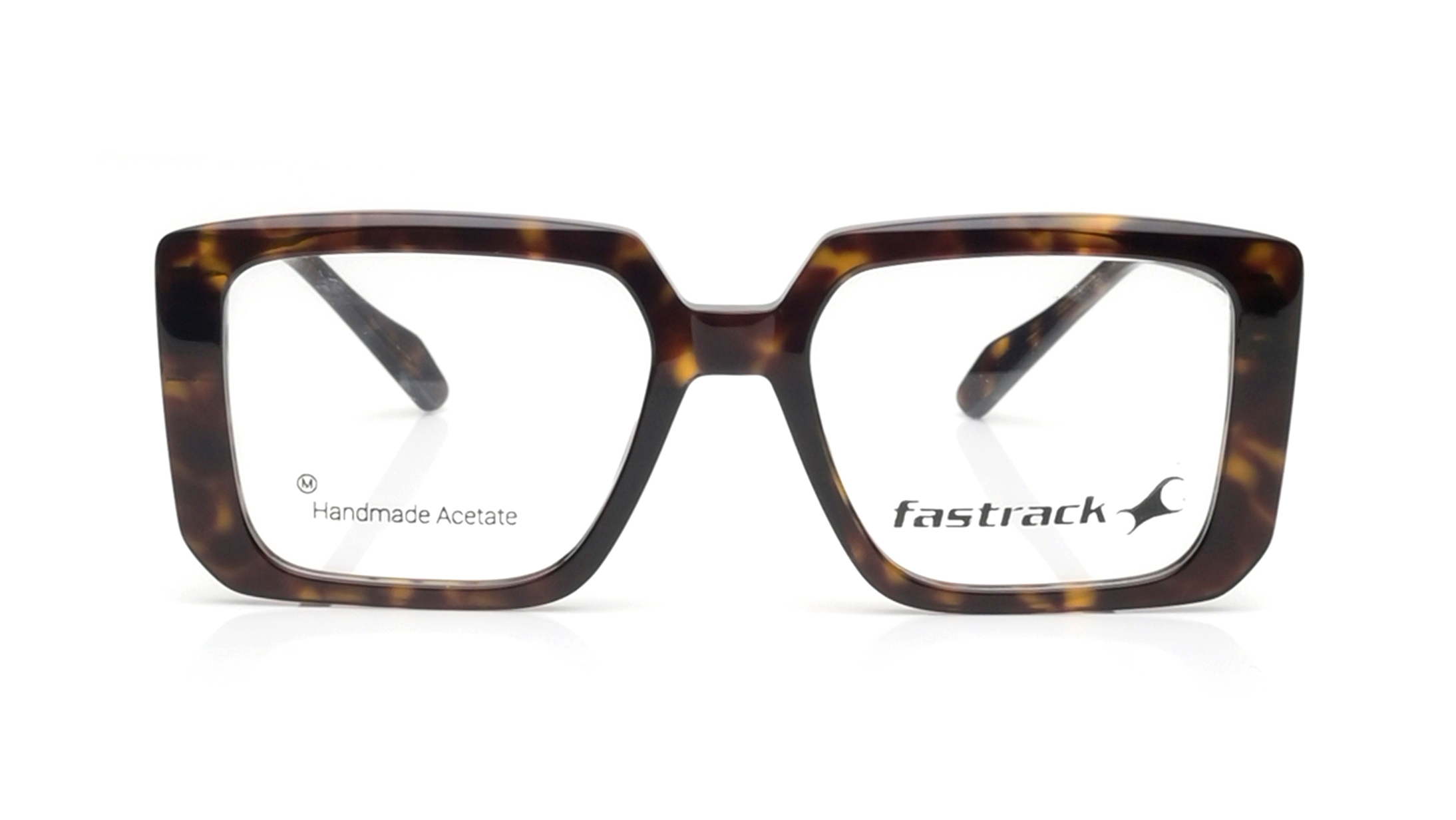 Image 1 of Havana Square Eyeglasses for Men and Women from Fastrack Available at Titan Eye+