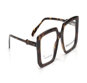Image 2 of Havana Square Eyeglasses for Men and Women from Fastrack Available at Titan Eye+