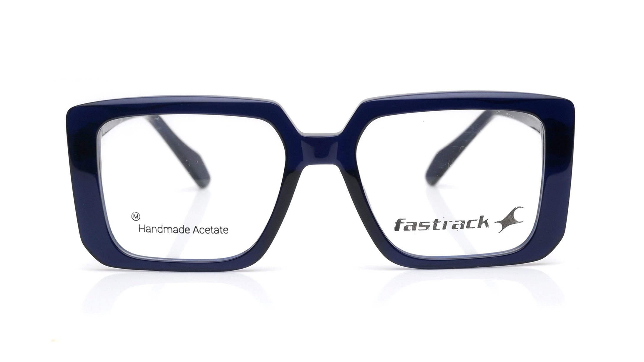 Image 1 of Blue Square Eyeglasses for Men and Women from Fastrack Available at Titan Eye+