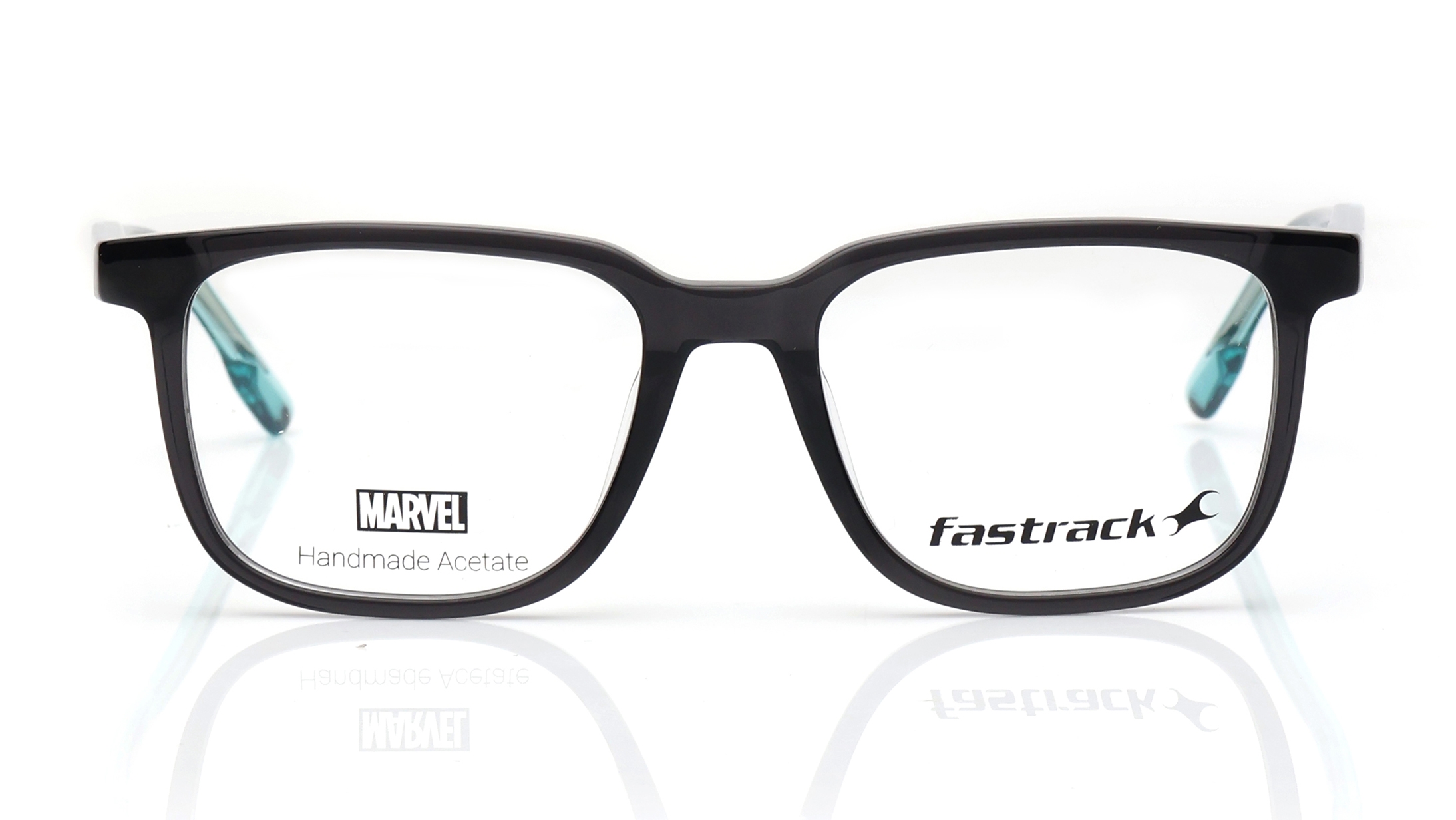 Image 1 of Black Wayfarer Eyeglasses for Men and Women from Fastrack Available at Titan Eye+