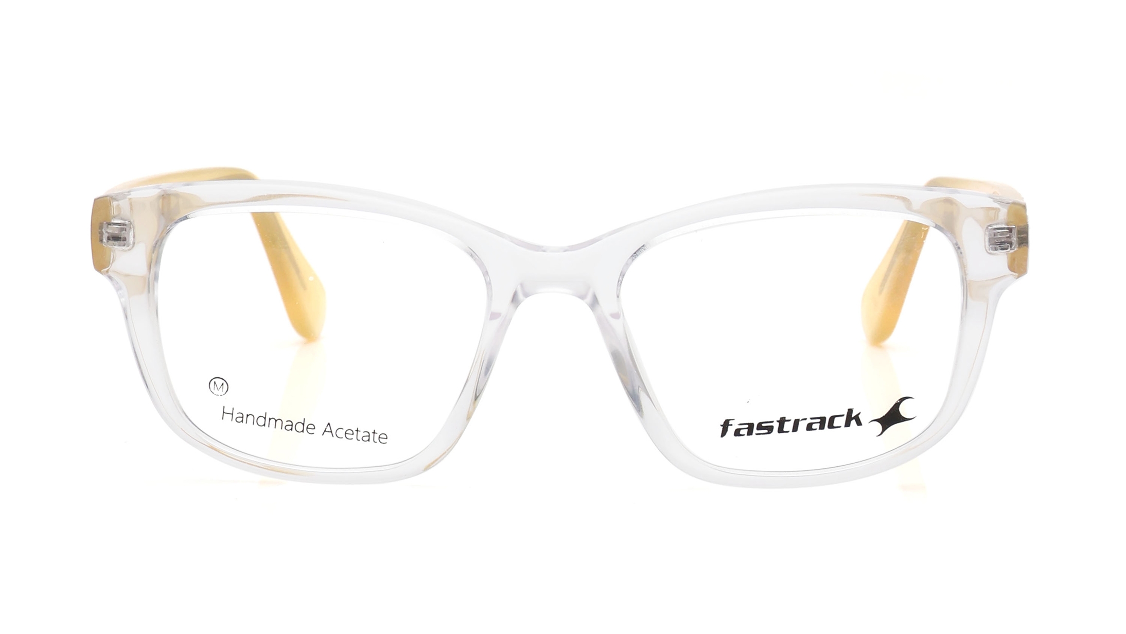 Image 1 of Transparent Wayfarer Eyeglasses for Men and Women from Fastrack Available at Titan Eye+