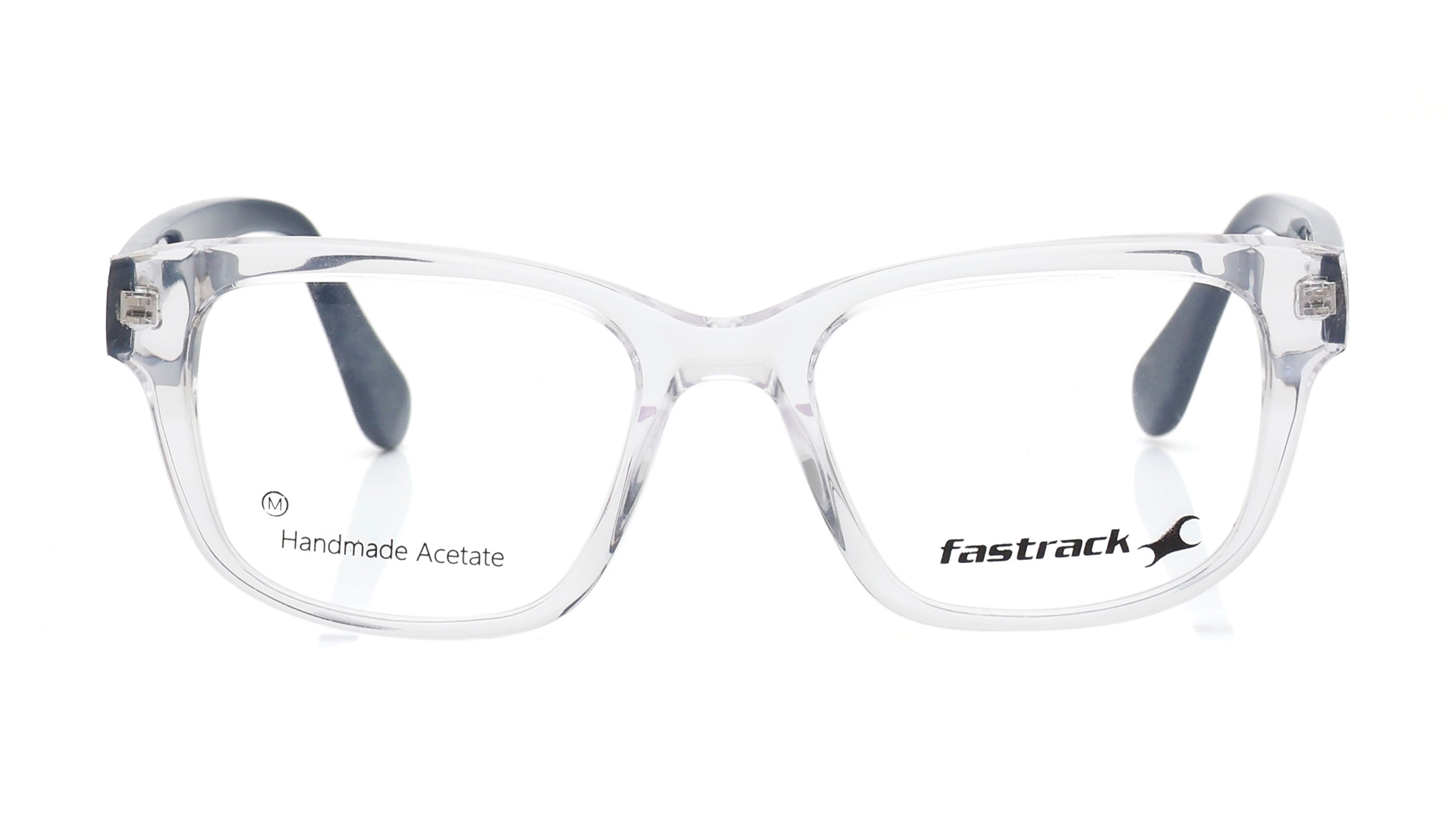 Image 1 of Transparent Wayfarer Eyeglasses for Men and Women from Fastrack Available at Titan Eye+