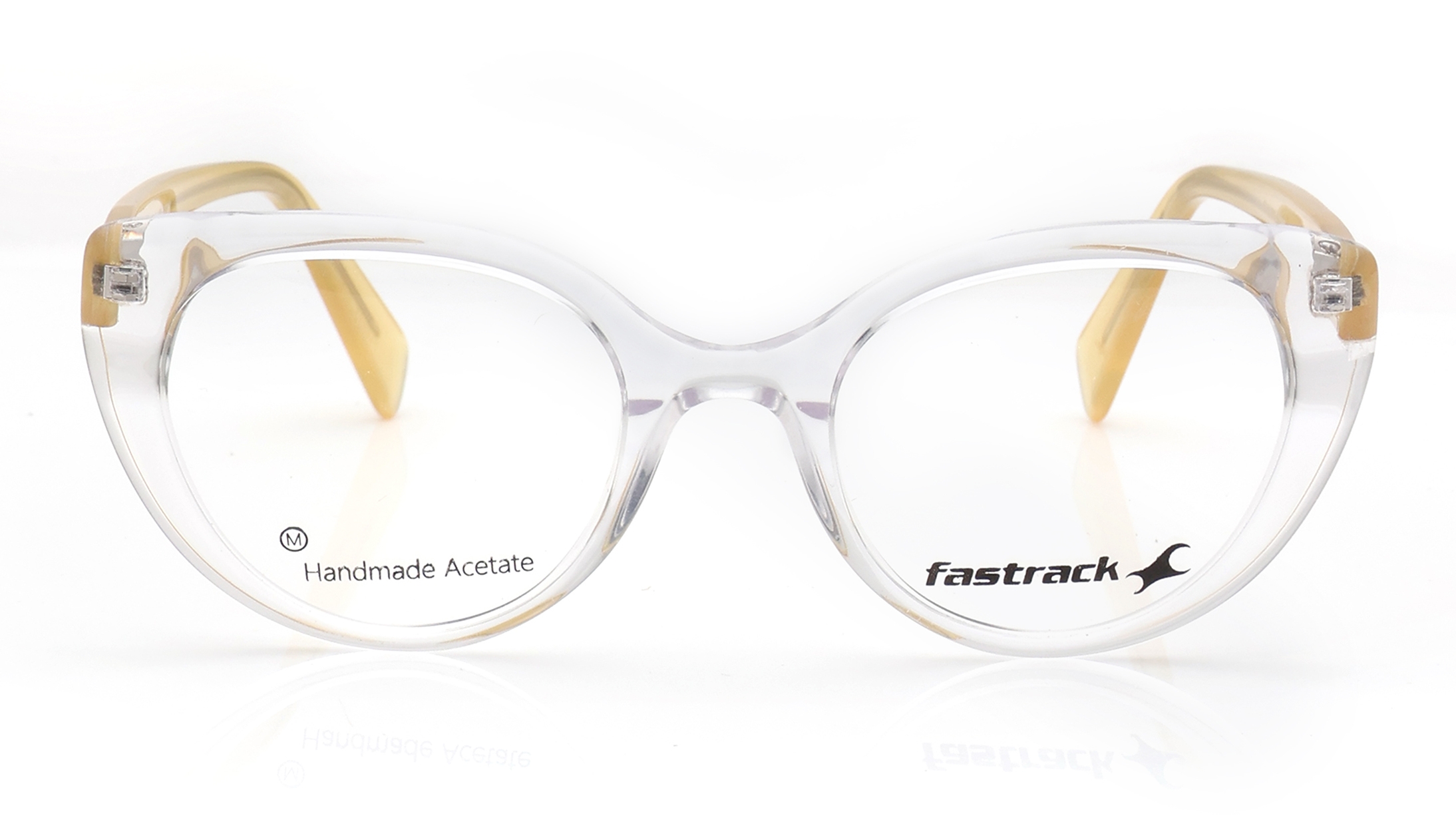 Image 1 of Transparent CatEye Eyeglasses for Women from Fastrack Available at Titan Eye+