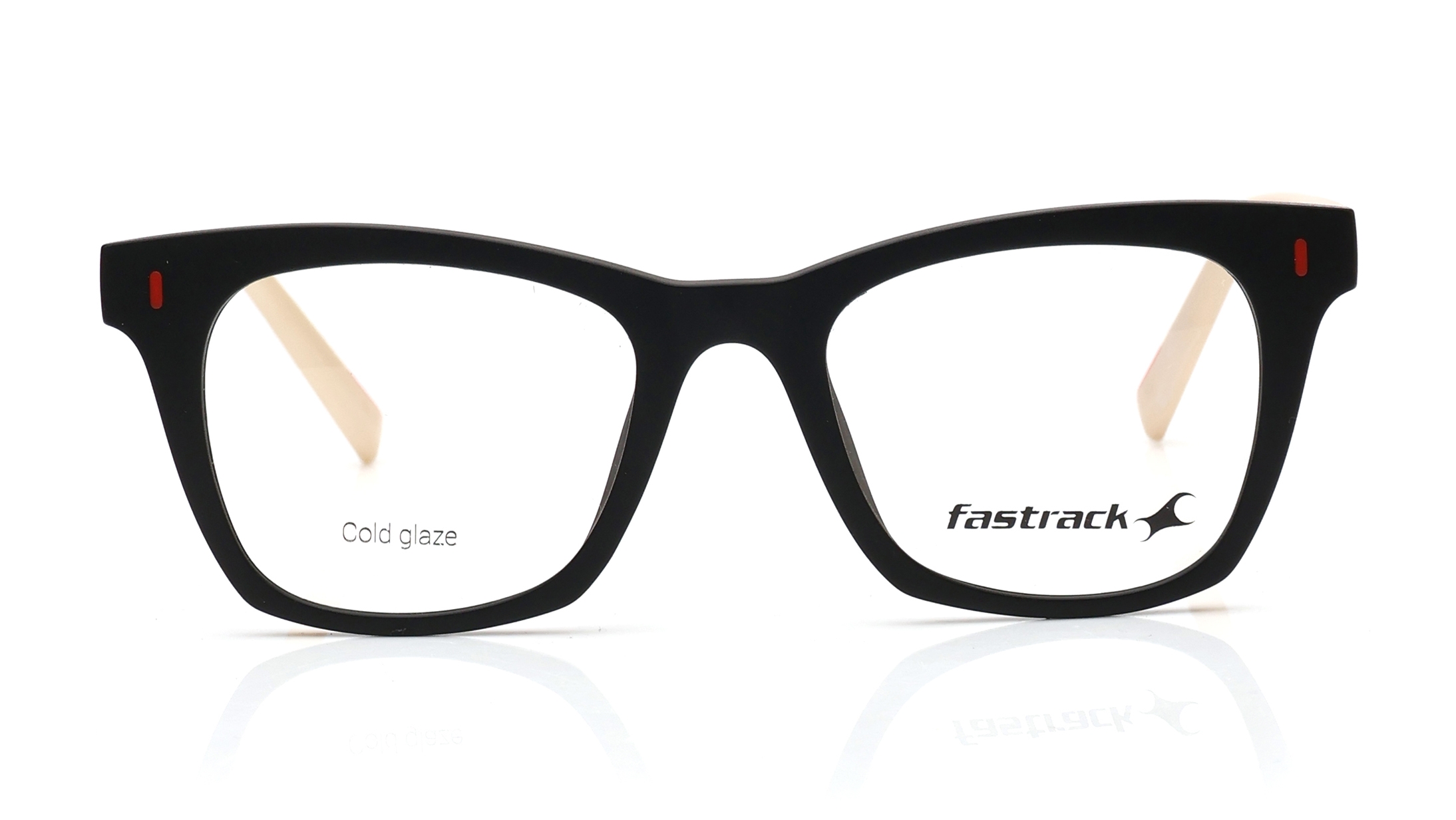 Image 1 of Black Wayfarer Eyeglasses for Men from Fastrack Available at Titan Eye+