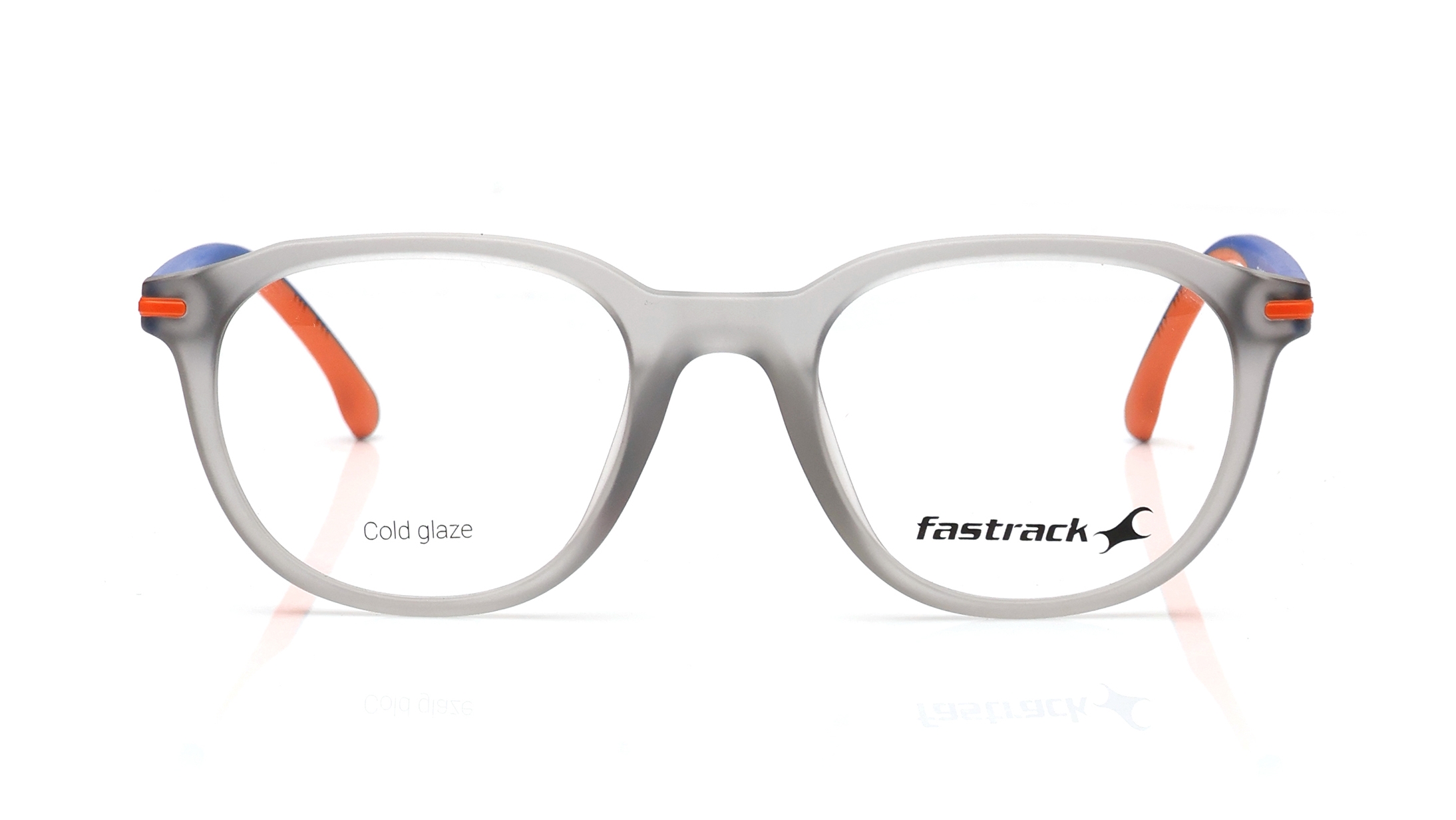 Image 1 of Grey Square Eyeglasses for Men from Fastrack Available at Titan Eye+