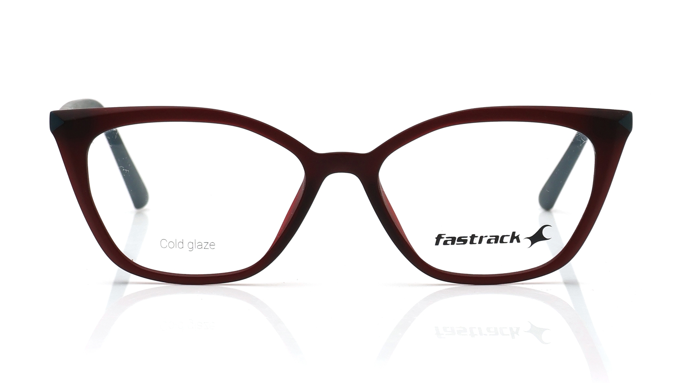 Image 1 of Maroon CatEye Eyeglasses for Women from Fastrack Available at Titan Eye+