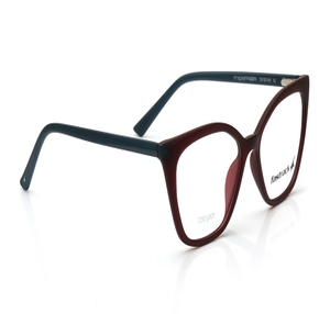 Image 2 of Maroon CatEye Eyeglasses for Women from Fastrack Available at Titan Eye+