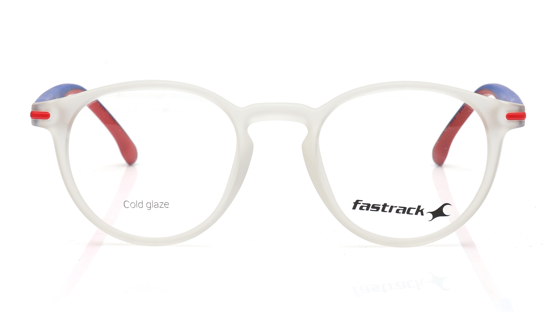 Image 1 of White Round Eyeglasses for Men from Fastrack Available at Titan Eye+