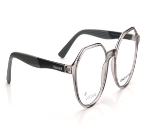 Image 2 of Grey Geometric Eyeglasses for Men and Women from Fastrack Available at Titan Eye+