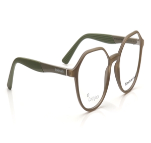 Image 2 of Brown Geometric Eyeglasses for Men and Women from Fastrack Available at Titan Eye+