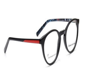Image 2 of Black Round Eyeglasses for Men and Women from Fastrack Available at Titan Eye+