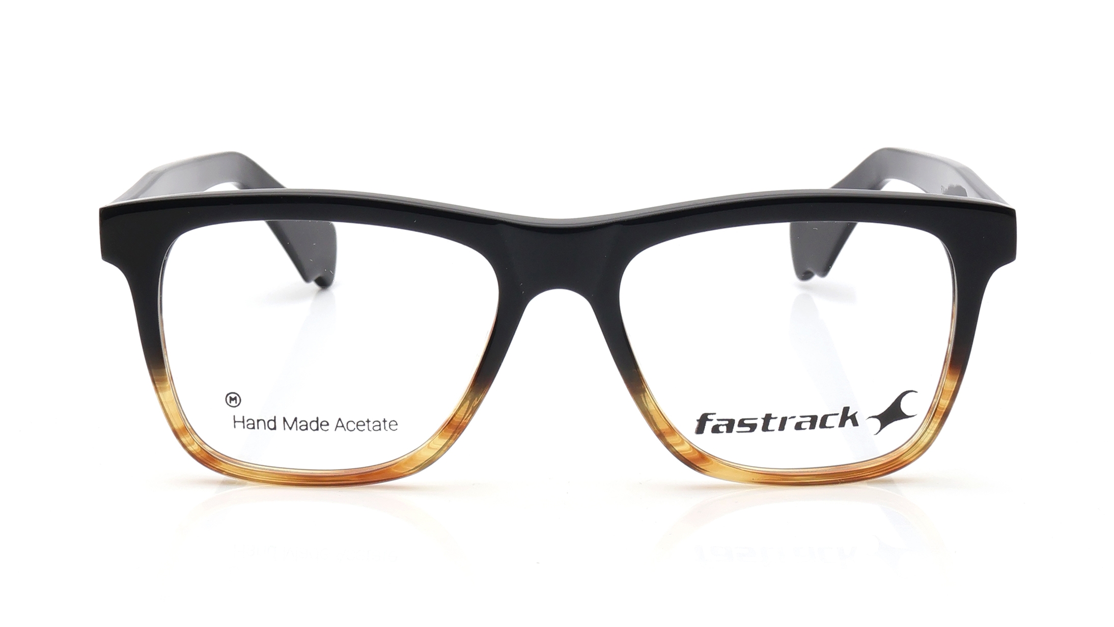 Image 1 of Black Wayfarer Eyeglasses for Men from Fastrack Available at Titan Eye+