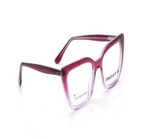 Image 2 of Pink CatEye Eyeglasses for Women from Fastrack Available at Titan Eye+