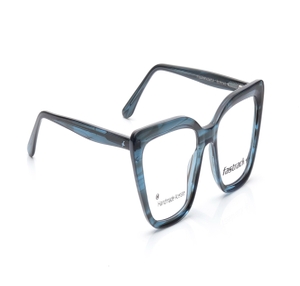 Image 2 of Blue CatEye Eyeglasses for Women from Fastrack Available at Titan Eye+