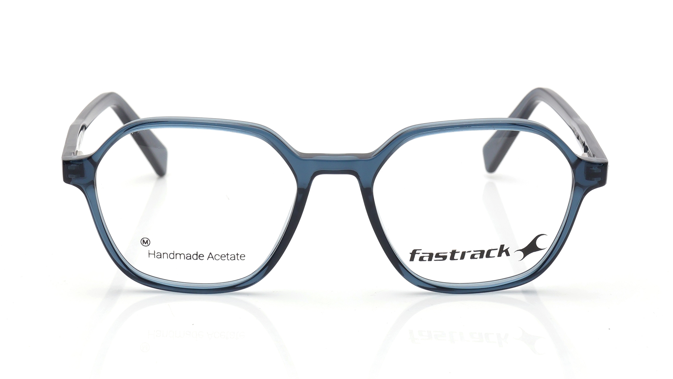 Image 1 of Blue Geometric Eyeglasses for Women from Fastrack Available at Titan Eye+
