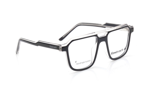 Image 2 of Black Navigator Eyeglasses for Men from Fastrack Available at Titan Eye+