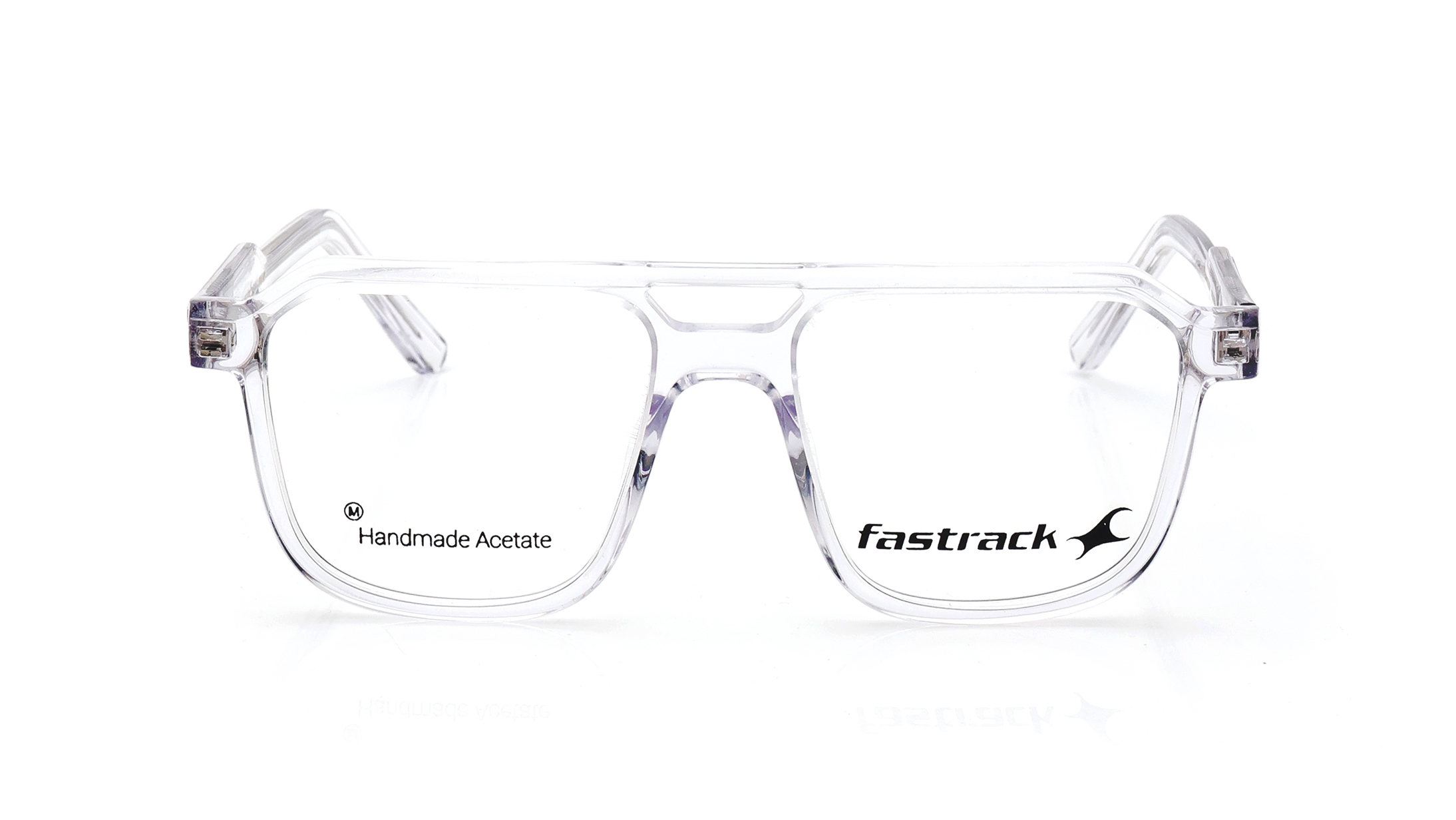 Image 1 of Transparent Navigator Eyeglasses for Men from Fastrack Available at Titan Eye+