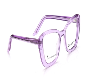 Image 2 of Purple CatEye Eyeglasses for Women from Fastrack Available at Titan Eye+