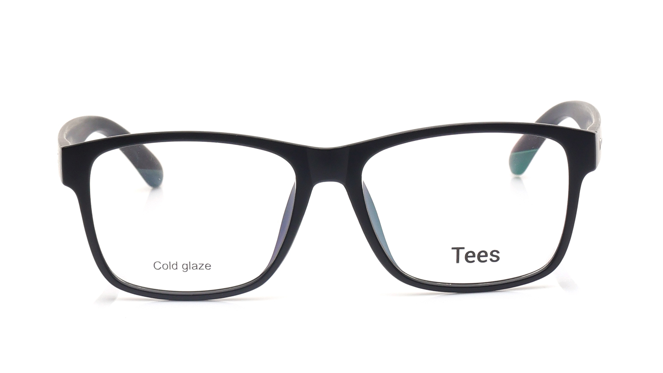Image 1 of Black Wayfarer Eyeglasses for Men and Women from Tees By Fastrack Available at Titan Eye+