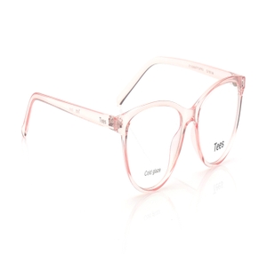 Image 2 of Pink CatEye Computer Glasses for Women from Tees By Fastrack Available at Titan Eye+