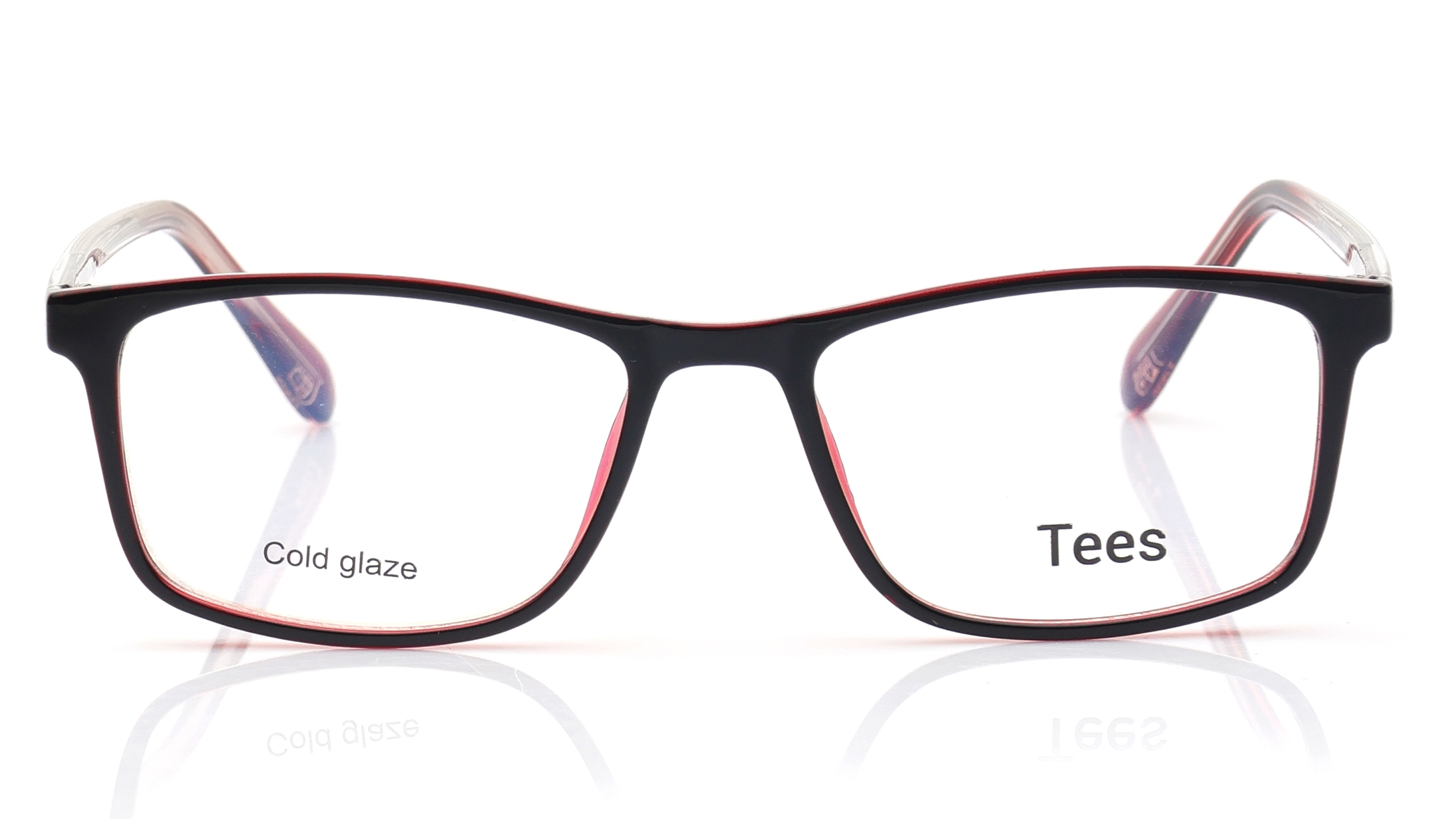 Image 1 of Black Rectangle Computer Glasses for Men and Women from Tees By Fastrack Available at Titan Eye+