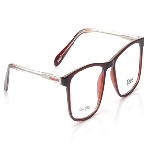 Image 2 of Brown Rectangle Eyeglasses for Men and Women from Tees By Fastrack Available at Titan Eye+