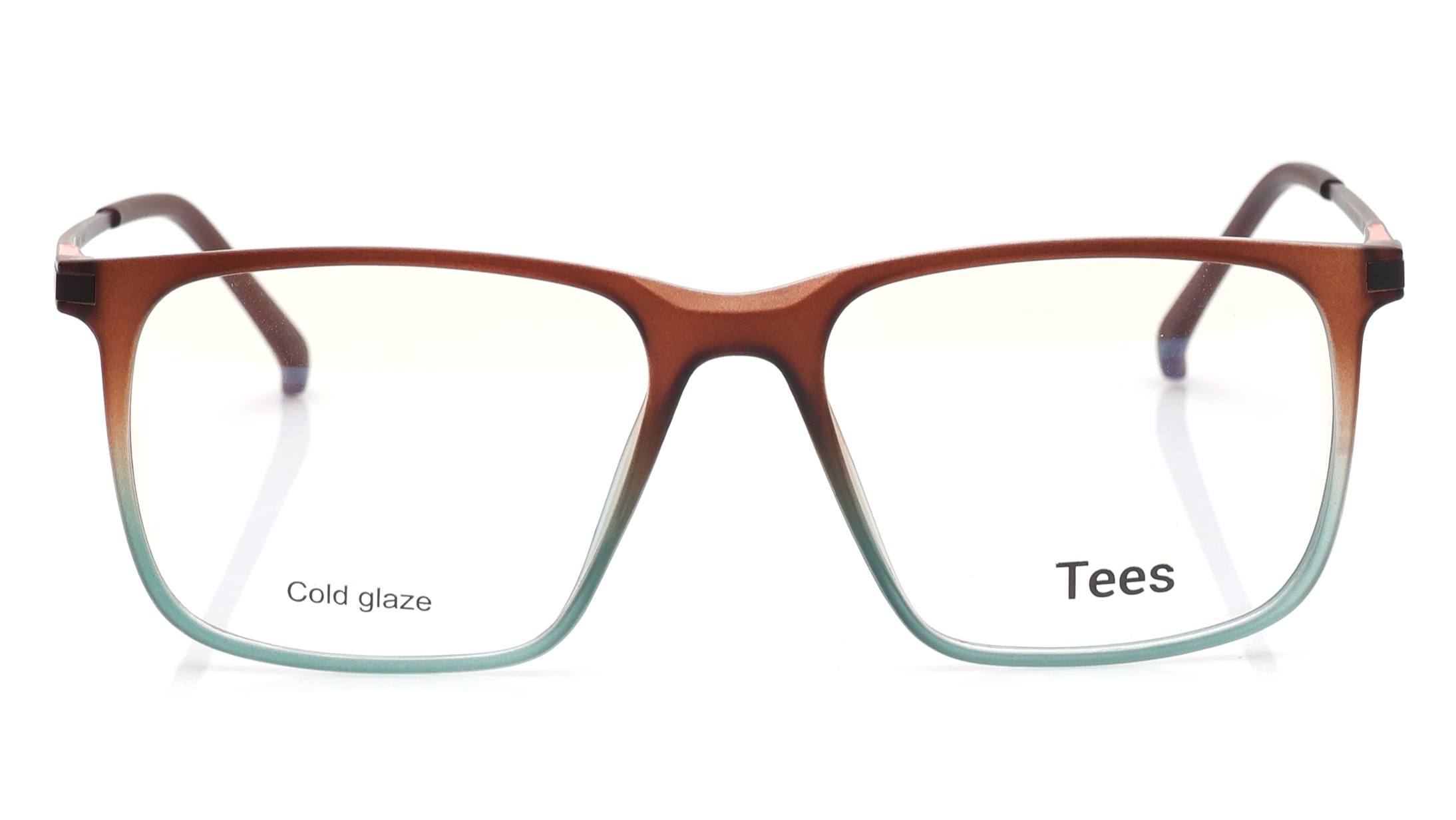Image 1 of Brown Wayfarer Computer Glasses for Men and Women from Tees By Fastrack Available at Titan Eye+