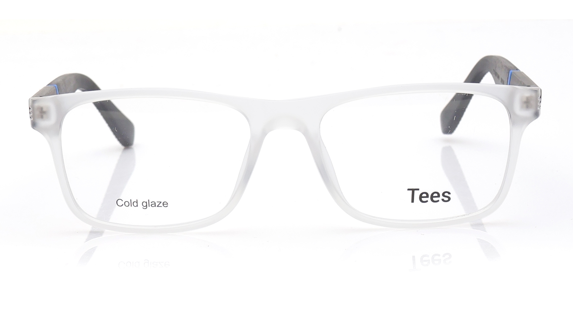 Image 1 of White Wayfarer Eyeglasses for Men and Women from Tees By Fastrack Available at Titan Eye+