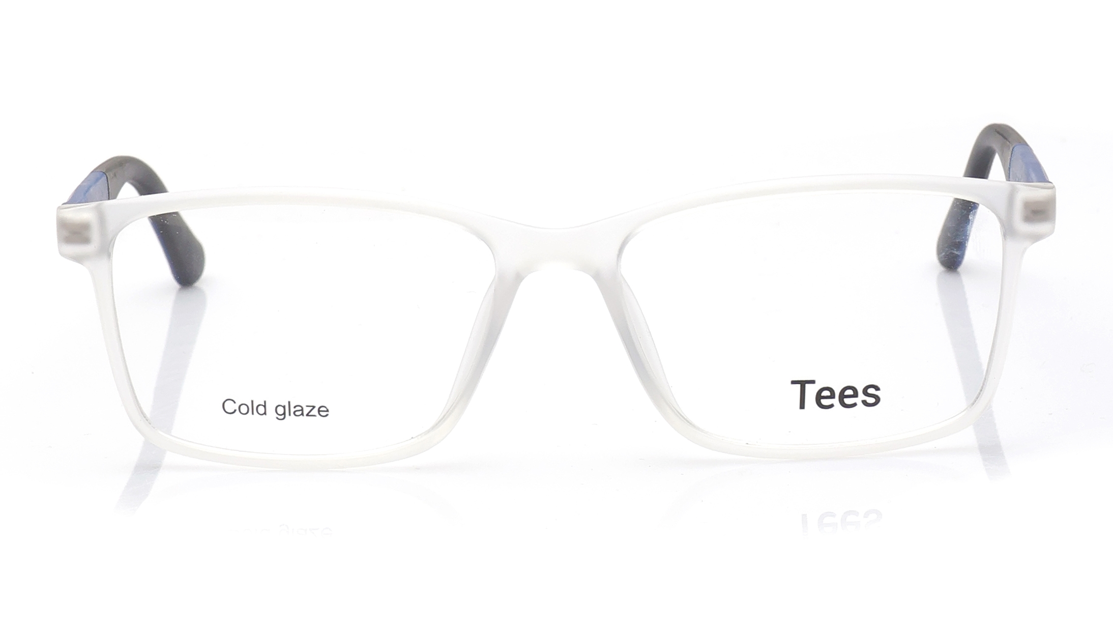 Image 1 of White Rectangle Computer Glasses for Men and Women from Tees By Fastrack Available at Titan Eye+