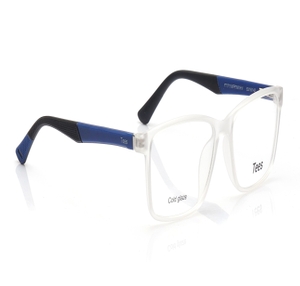 Image 2 of White Rectangle Computer Glasses for Men and Women from Tees By Fastrack Available at Titan Eye+