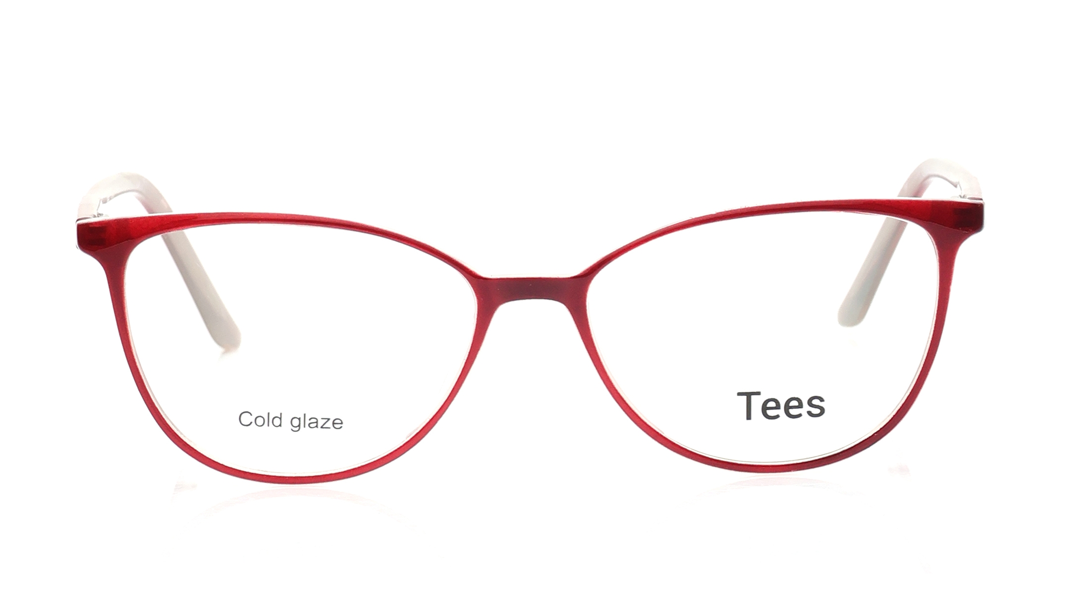 Image 1 of Red CatEye Eyeglasses for Women from Tees By Fastrack Available at Titan Eye+