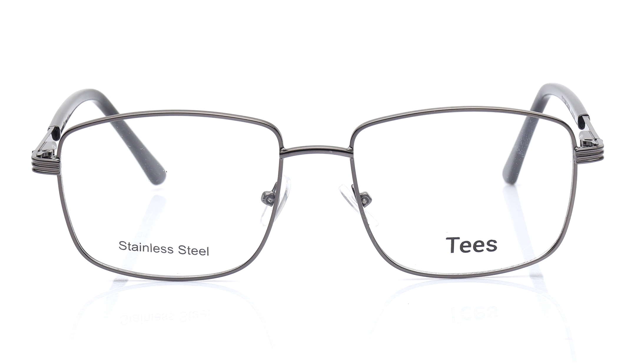 Image 1 of Grey Wayfarer Eyeglasses for Men and Women from Tees By Fastrack Available at Titan Eye+