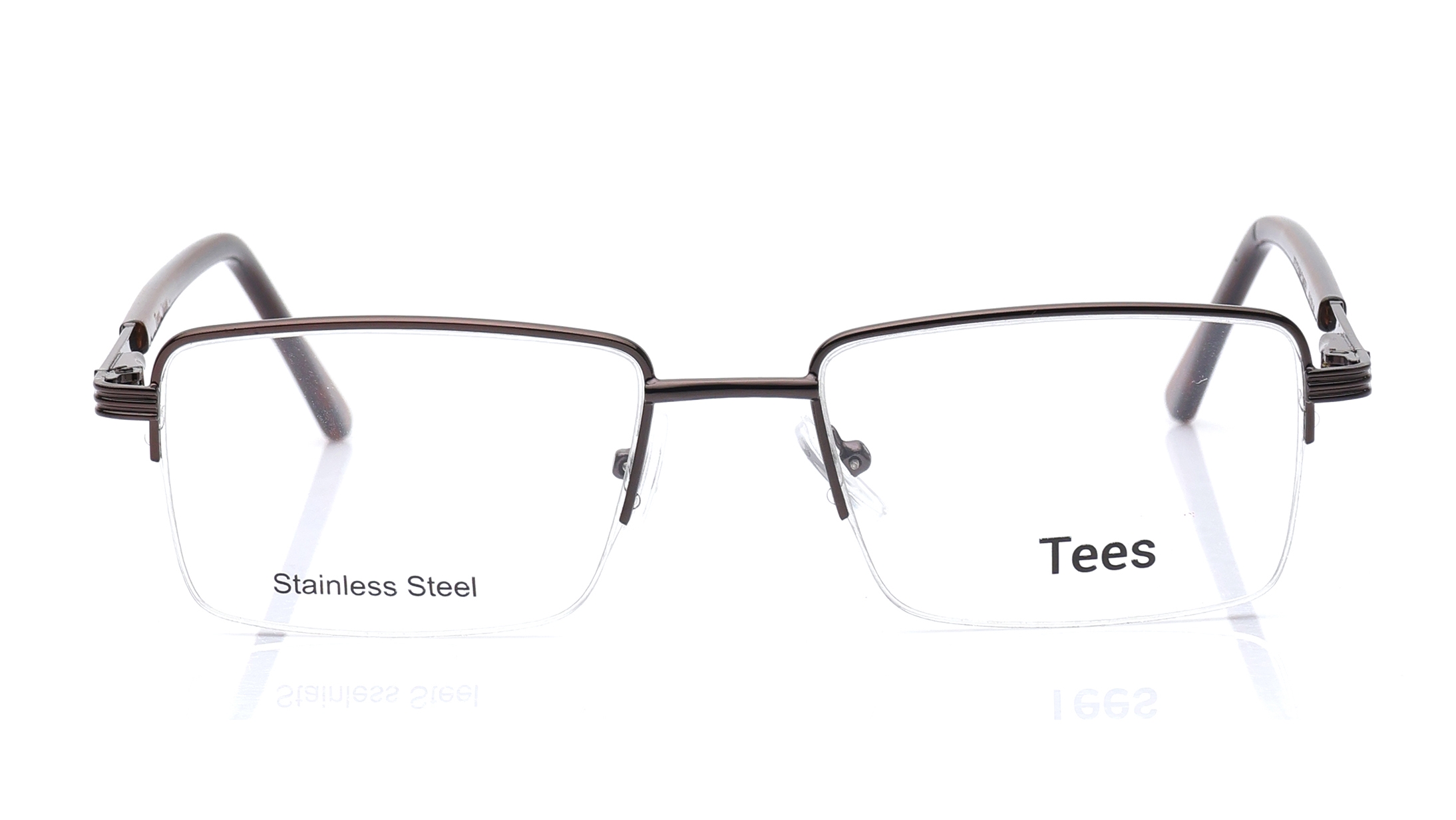 Image 1 of Black Rectangle Eyeglasses for Men and Women from Tees By Fastrack Available at Titan Eye+