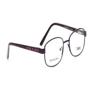 Image 2 of Purple Rectangle Eyeglasses for Men and Women from Tees By Fastrack Available at Titan Eye+
